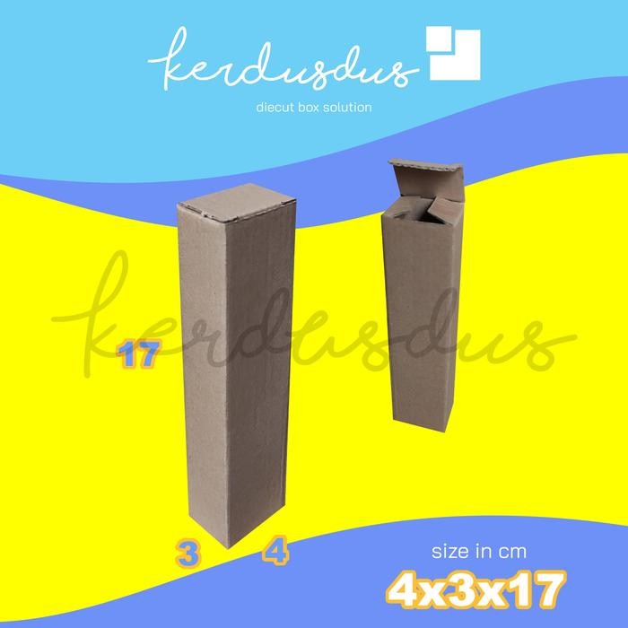 

4x3x17 cm kardus carton box diecut pizza kue packing packaging