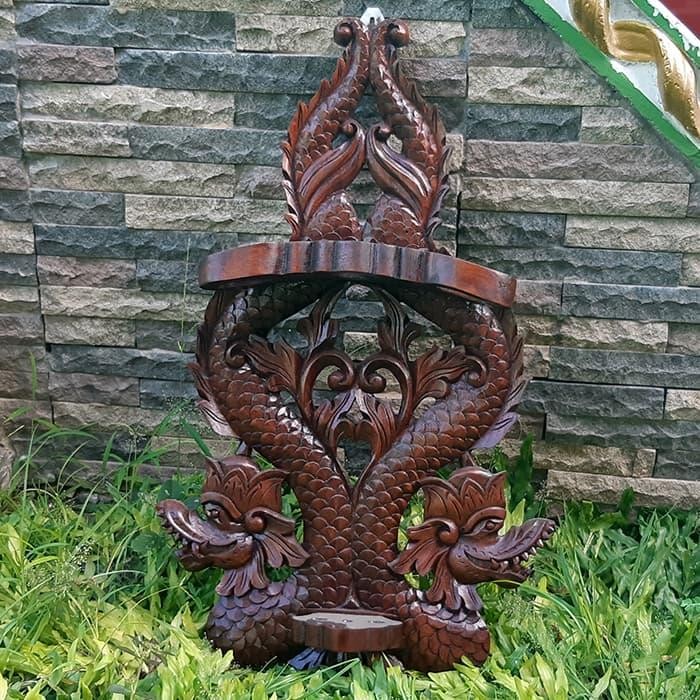 Blawong Keris Ukiran Naga Kembar xc