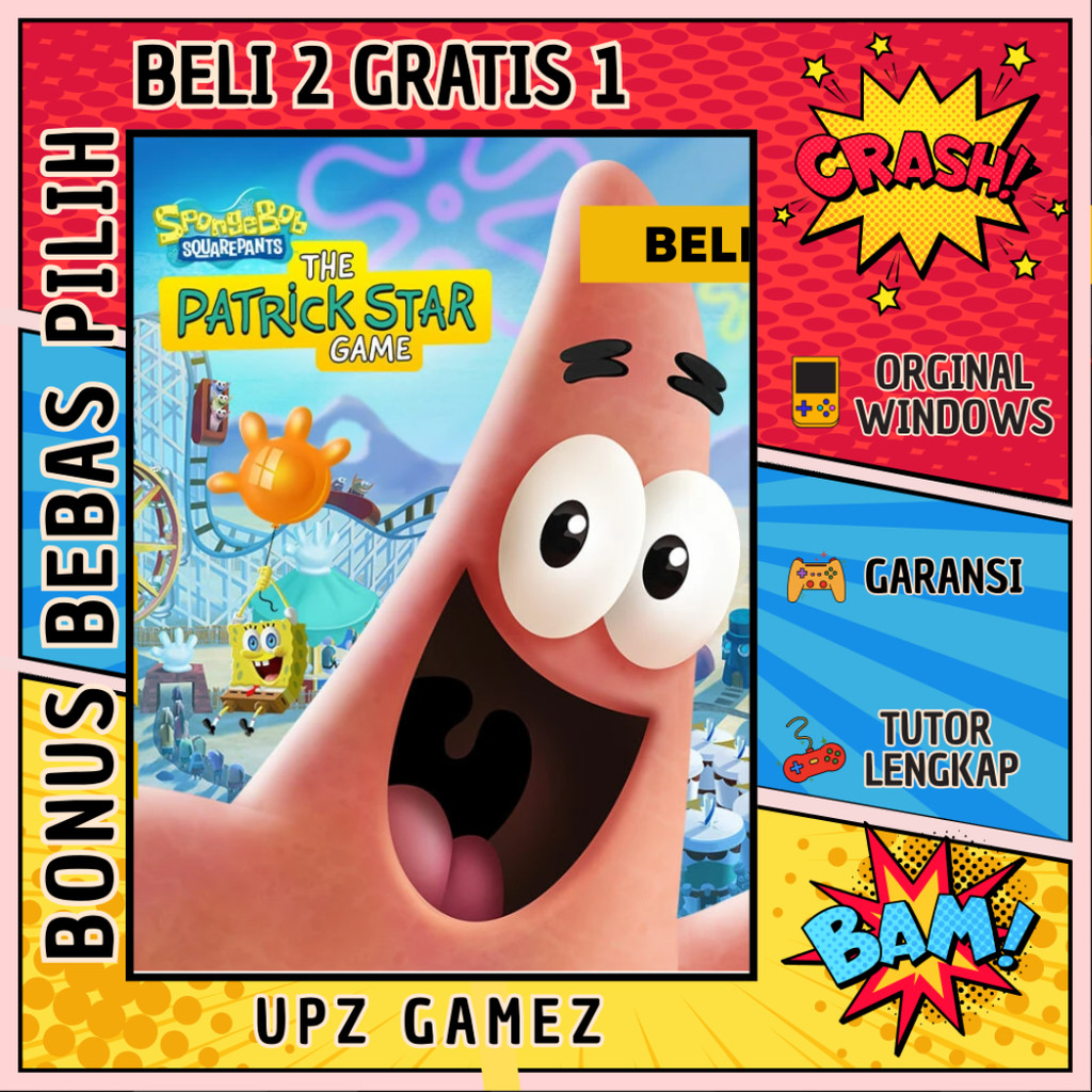 SPONGEBOB SQUAREPANTS THE PATRICK STAR GAME - GAME PC - GAME LAPTOP - PC GAMES