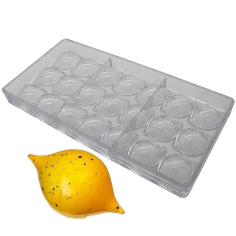 Lemon Chocolate Mold Polycarbonate Chocolate Mould New Design Chocolate DIY Mold