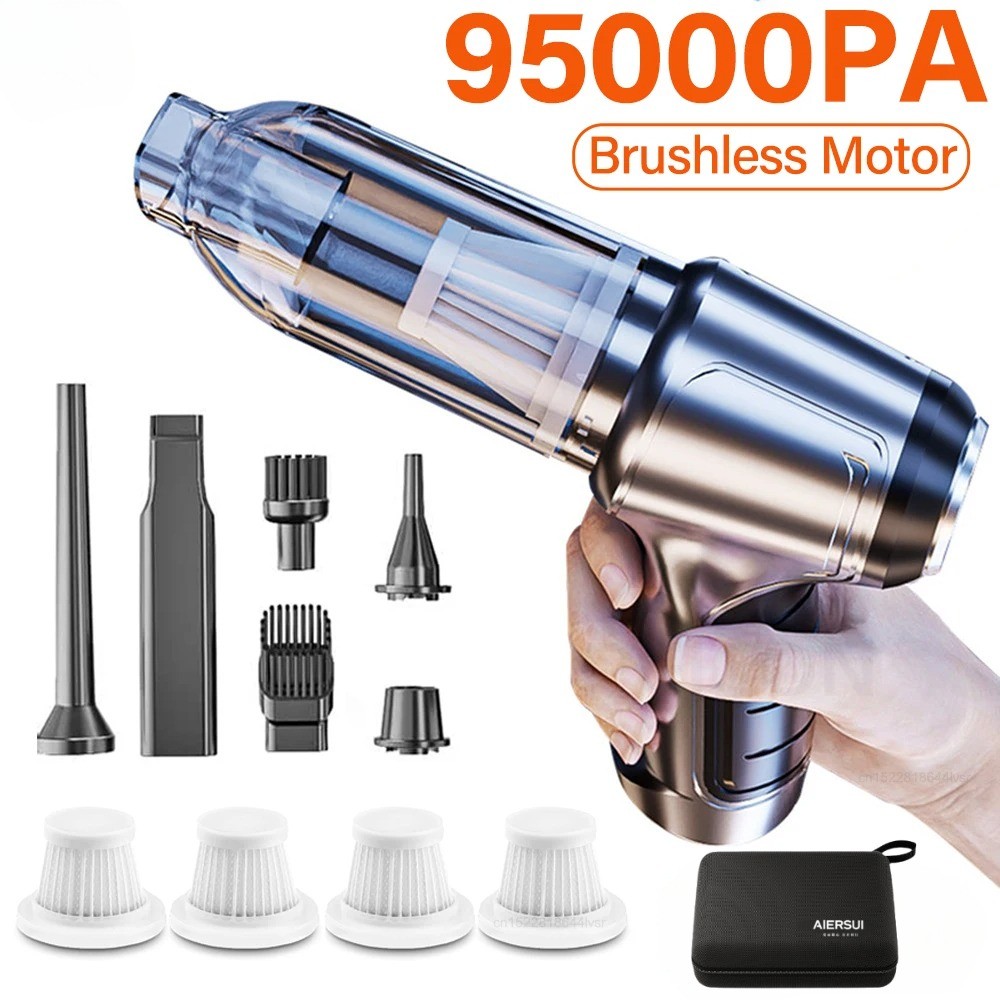 Car Vacuum Cleaner Powerful Wireless car vacuum cleaner 95000PA Strong Suction Handheld Wireless Veh