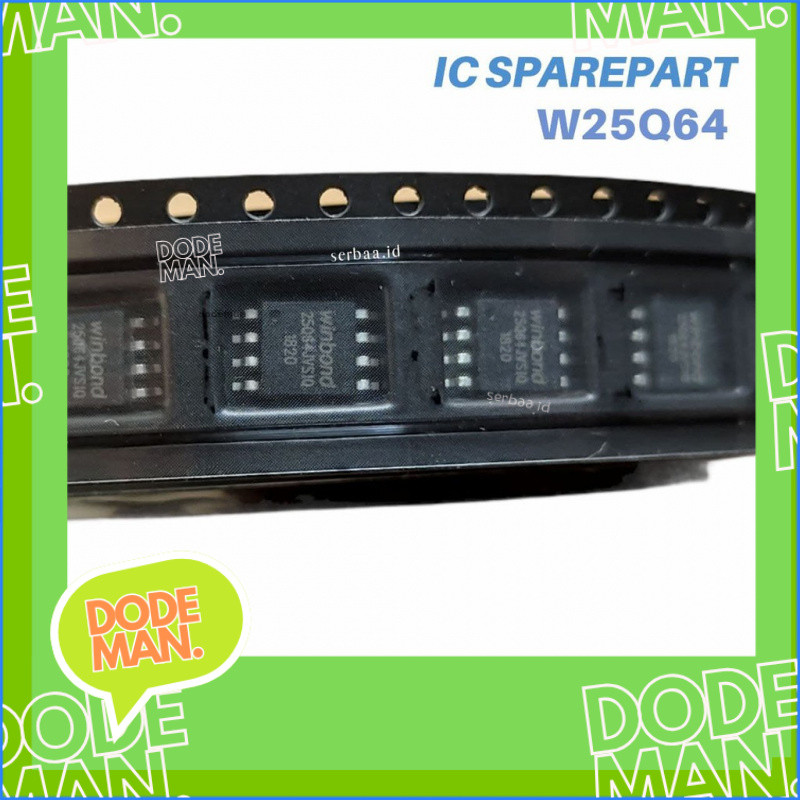 IC Memory W25Q64JVSIQ W25Q64 25Q64 WINBOND IC FLASH IC BIOS 8 MB - DODEMAN