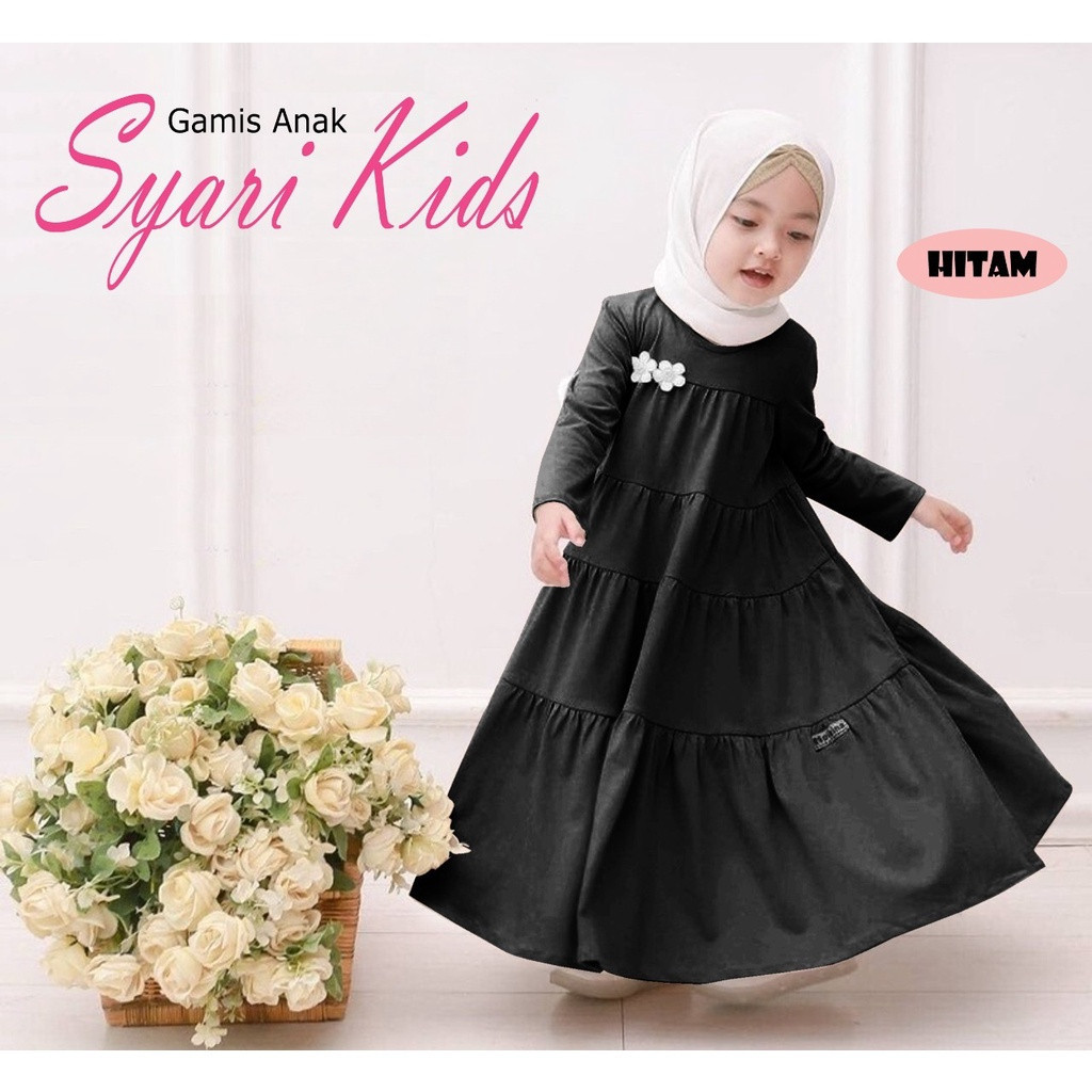 Gamis Anak Voxy Disneyy My Princess Beautiful Girl Manasik Syari Putih Tulang Broken White BW Model 