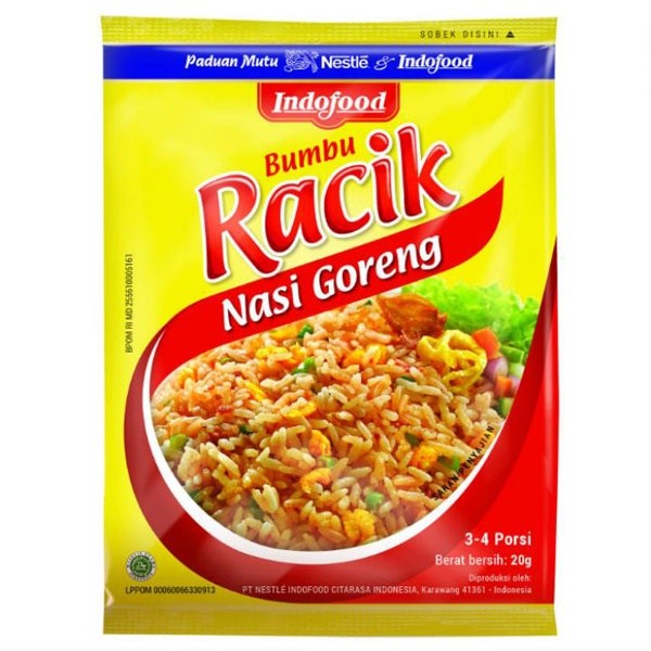 

INDOFOOD BUMBU RACIK NASI GORENG 20 GR - ARF
