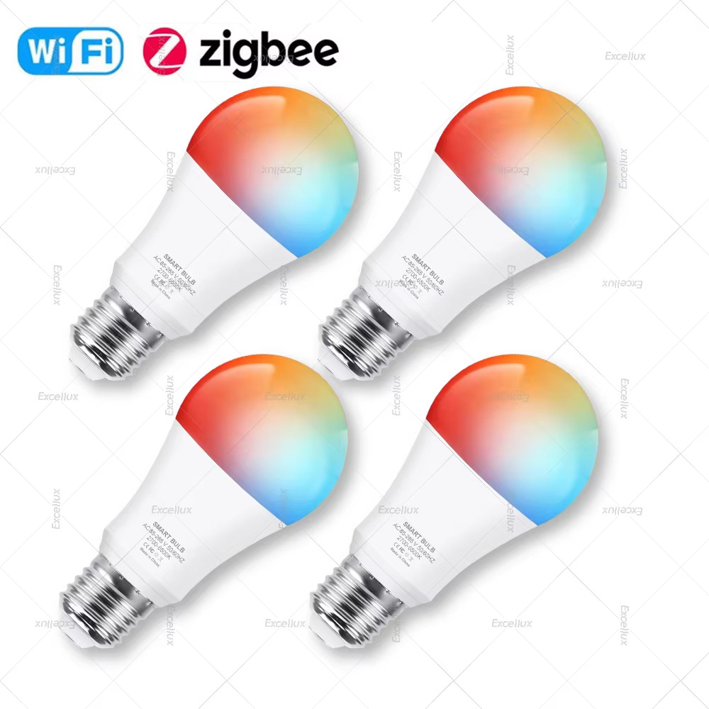 

18W 15W WiFi /Zigbee 3.0 Smart Led Light Bulb Alexa LED Lamp E27 RGB 2700-6500K,Smart Lamps For Google Assistant Smart Life