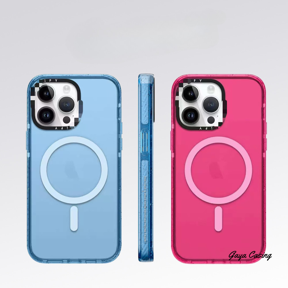 Trend Brand Casetify Case Glitter Magnetic Transparent Phone Casing for IPhone 16promax 16pro Plus 1
