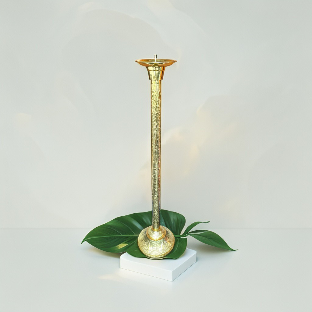 TEMPAT LILIN PASKAH 1 METER / STAND LILIN GEREJA / STAND LILIN ALTAR GEREJA