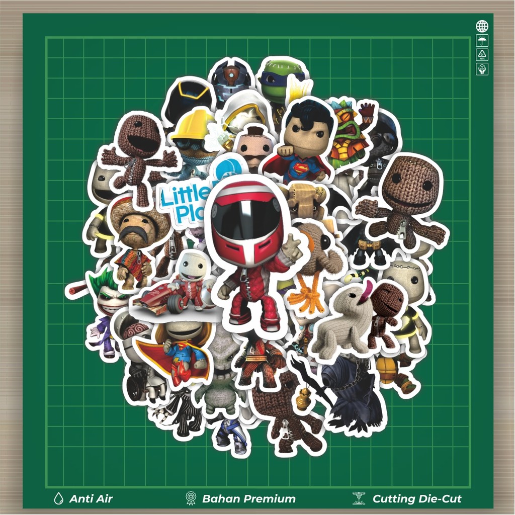 

HOT 50 PCS STIKER Game Series Little Big Planet Character Mix 1 Stiker Fashion Cars Decal Dingin Kartu Album Custom Vinyl Anti Air- Sticker Aesthetic Buku Journal Koper Casing HP Tablet Laptop Helm Motor Botol Minum