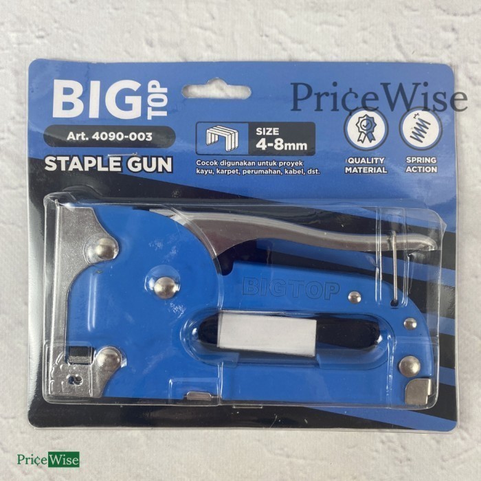 

BIG TOP STAPLES TEMBAK 4-8 MM – 4090-003 STAPLE GUN TACKER – NEX TOOLS