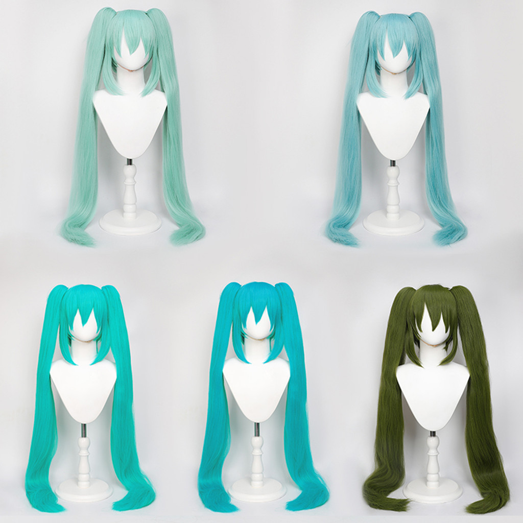 Hatsune Miku Senbon Sakura Snow Hatsune Miku Long Cosplay Wig Synthetic Hair Wig Hatsune Miku Multi-