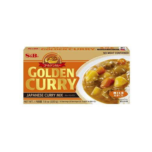 

[Best Seller] GOLDEN CURRY S&B Mix Hot Medium Mild 220 g | Japan Cury Pedas Kare Jepang - mild