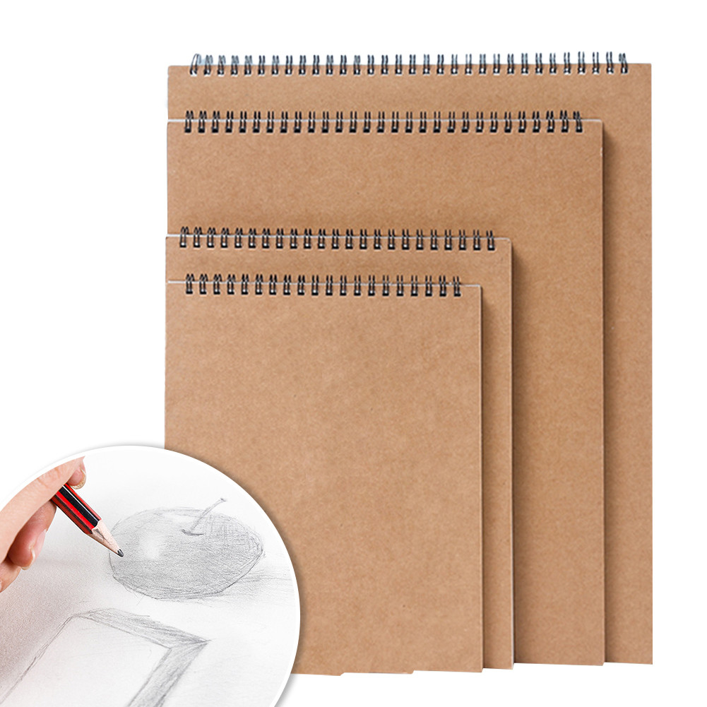 

A3/A4/A5/A6 Professional Sketchbook Thick Paper Spiral Bound Sketch Book Pad 160 GSM Notebook for Painting Paper Art Supplies