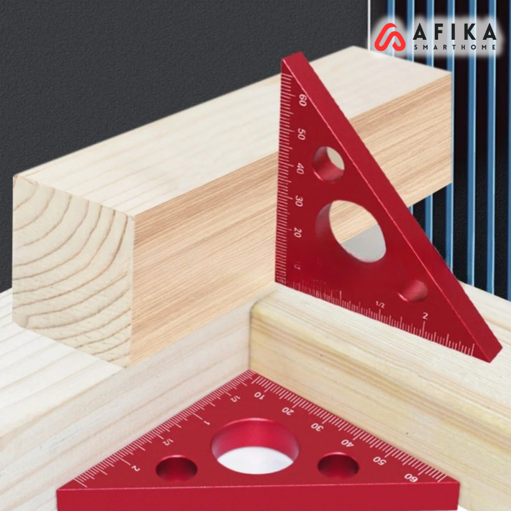 

Penggaris Siku Mistar Thickened Triangle Ruler Aluminium Alloy