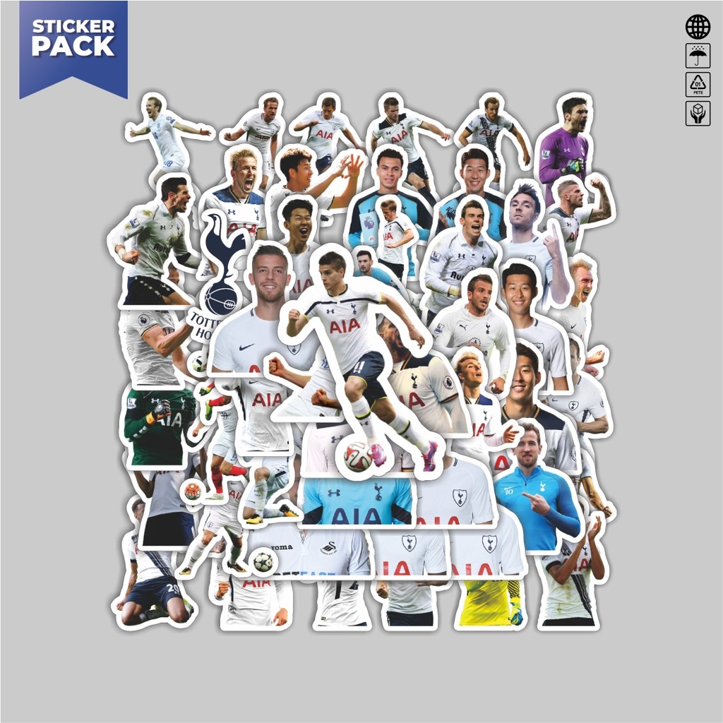 

[100PCS]Stiker Pack Stiker Football Series Tottenham Hotspur Aesthetic Vinyl Anti Air Dekorasi Sticker Laptop Buku Journal Koper Helm Casing HP Gitar Helm Skateboard