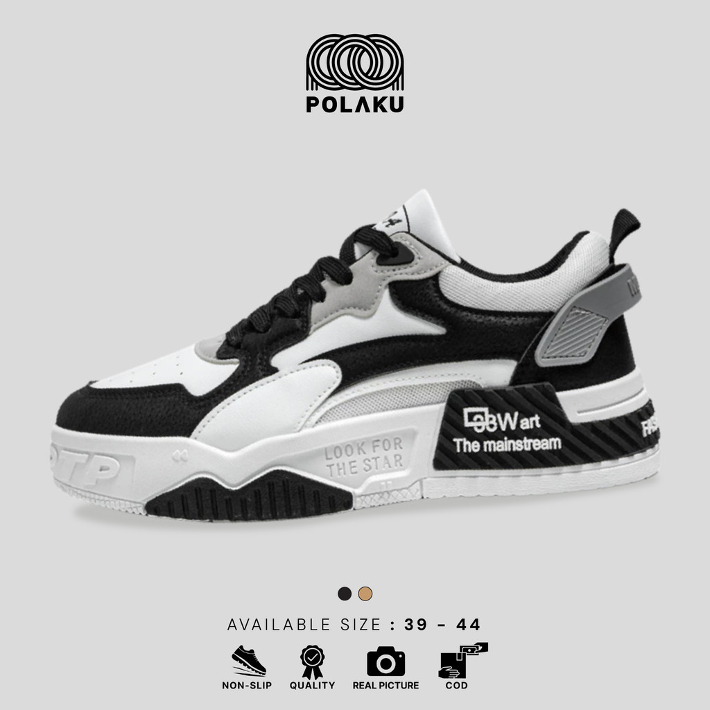 PLK Sepatu Sport Pria Premium Quality Sepatu Sneakers Pria LV0673