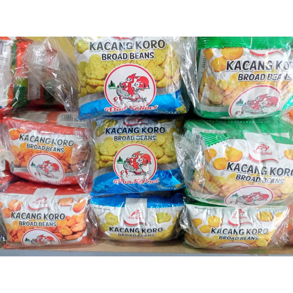 

Kacang koro Duo kelinci 3 rasa/RENCENGAN 10's
