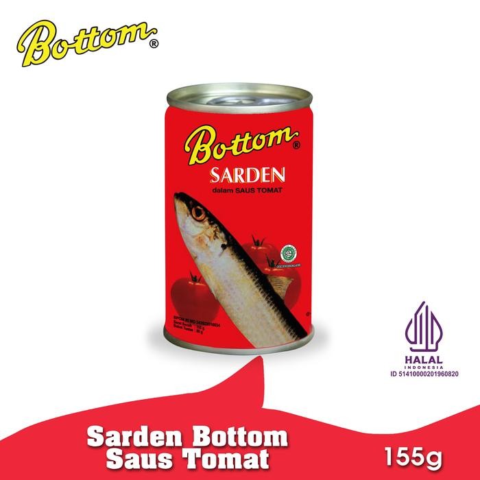 

[TERLARIS] Bottom Sarden mini saus tomat Makanan Ikan Kaleng 155 g[TERLARIS ]