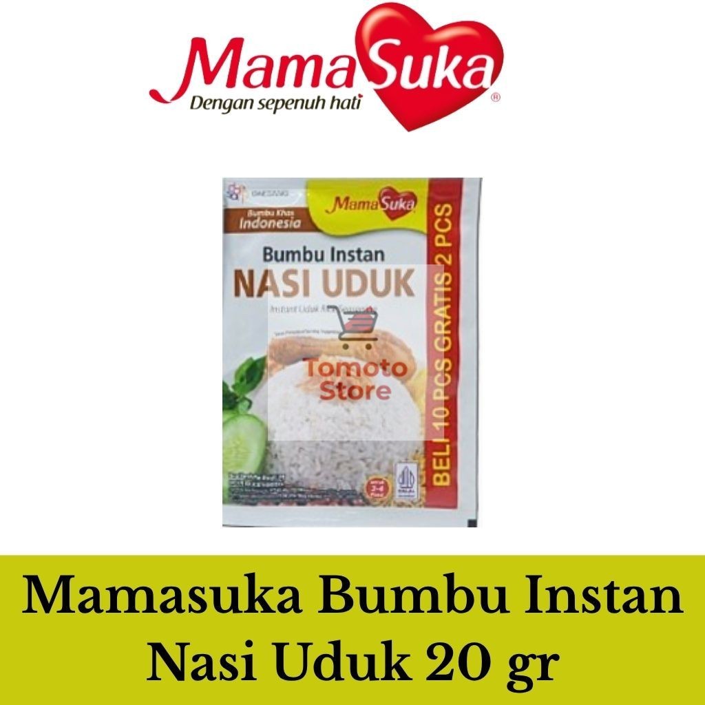 

✨ TOMOTOSTORE ✨ MAMASUKA Bumbu Instan Nasi Uduk 20 gr