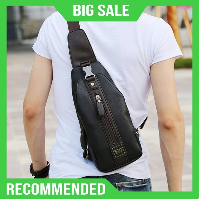 Tas Selempang Kulit Pria Sling Bag Slempang MO&Y