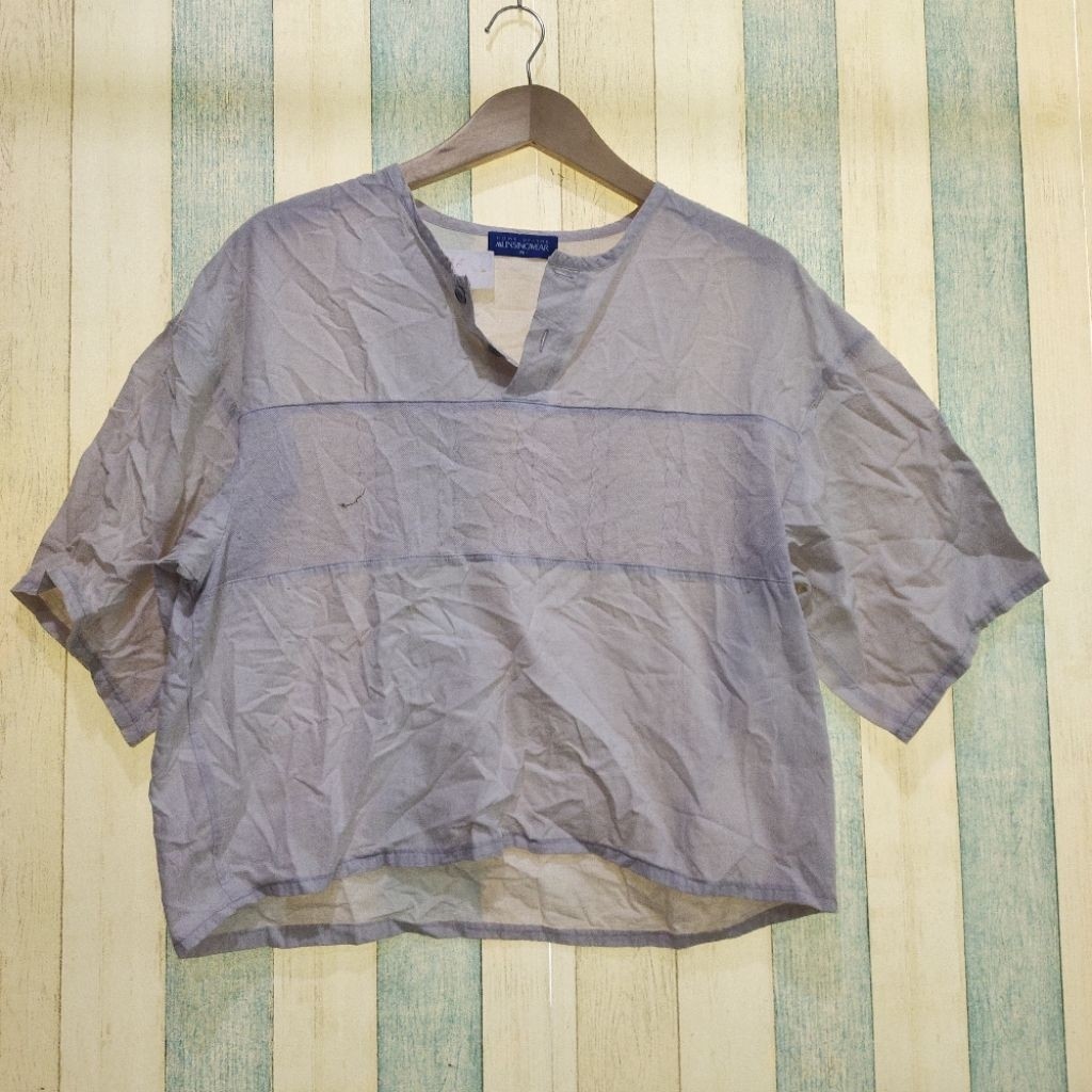 Blouse Cewek Putih Polos - Atasan Preloved