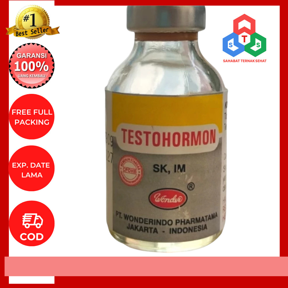 Testohormon 20 ml Wonder Mengatasi Gangguan Reproduksi Hewan