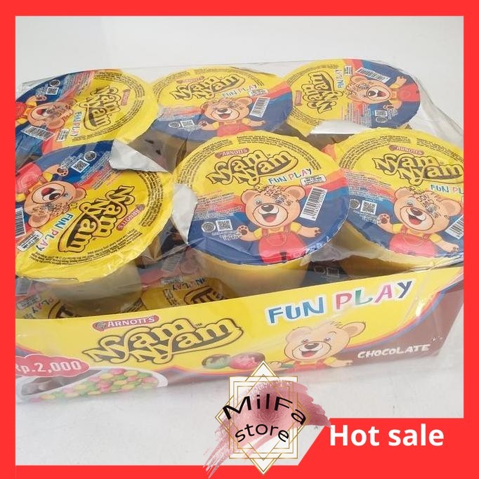

MF1231 Nyam Nyam Coklat Fun Play 11 Gram 1 Box None