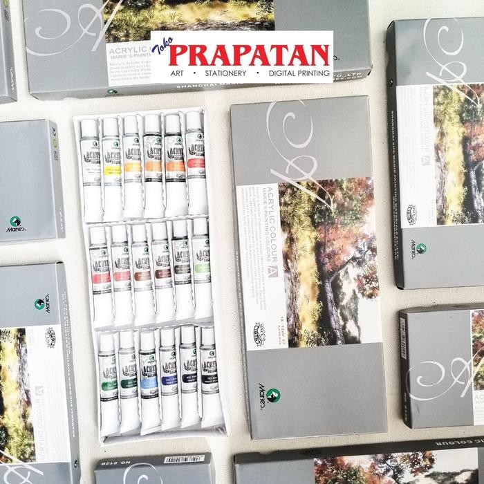 

Maries Acrylic Color Set / Cat Akrilik Maries set (12/18x12ml) - 12x12ml