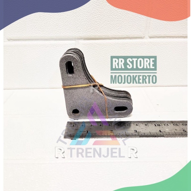 ¤ TRJLRR ¤ PLAT SEGITIGA SIKU LUBANG 4X4 TEBAL - PRODUK TERBARU