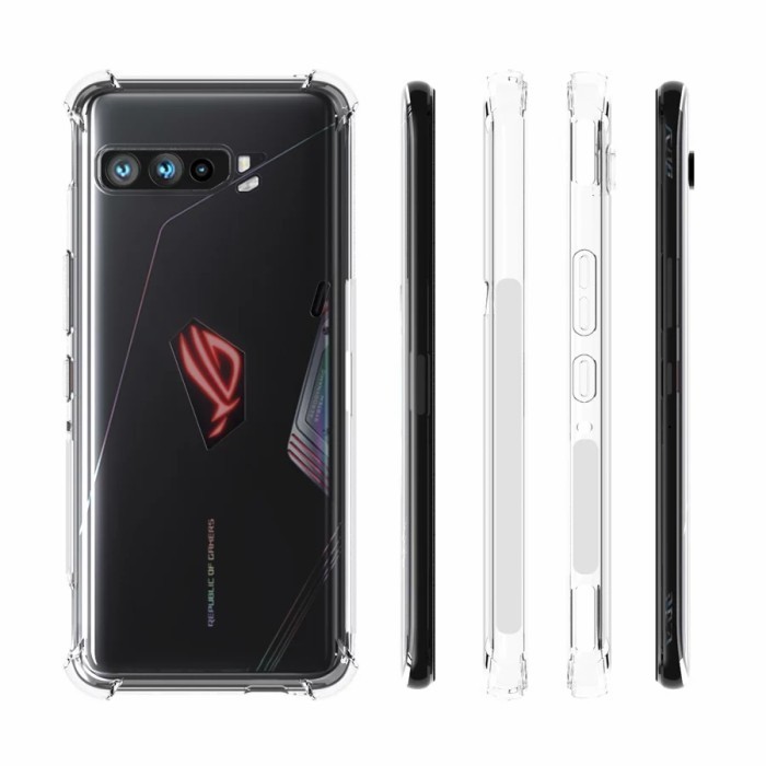 CASING ASUS ROG PHONE 3 ROG 3 SOFT ANTICRACK BENING CRYSTAL CLEAR BUMPER JELLY ANTI SHOCK