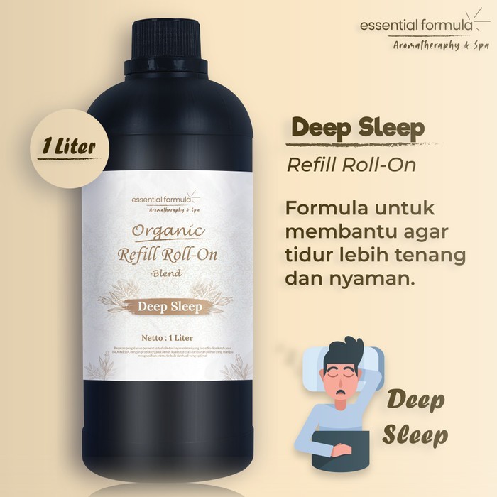 Deep Sleep Essential Oil Roll On Untuk Tidur Nyenyak Netto 100ml 250ml 500ml 1Liter