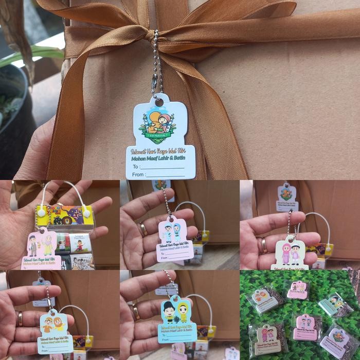 

60pcs Hangtag Lebaran terdiri dari 6 gambar berbeda