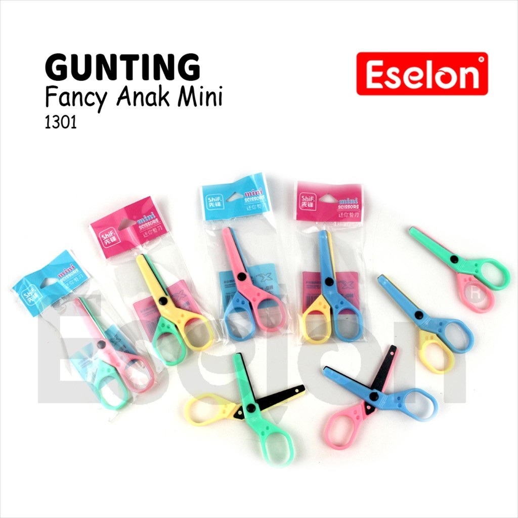 

❤️️1pcs Gunting Kertas Anak 1301 / Gunting Anak Polos Mini Warna❤️️