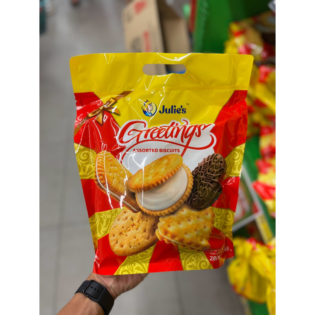 

julies cheese sandwich / julie's peanut sandwich butter / julie's choco more sandwich isi 12 pack 352g