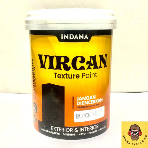 CAT VIRCAN 1 LITER // CAT TEXTURE KUALITAS TERBAIK VIRCAN CAT BOX SPEAKER VIRCAN