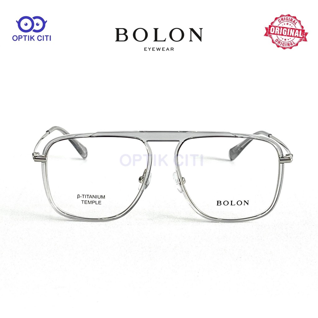 Frame Kacamata Titanium Aviator Pria Original  Bolon BH 6001 - B92