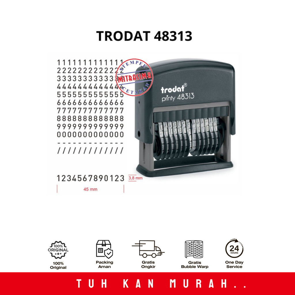 

TRODAT PRINTY 48313 13 DIGIT