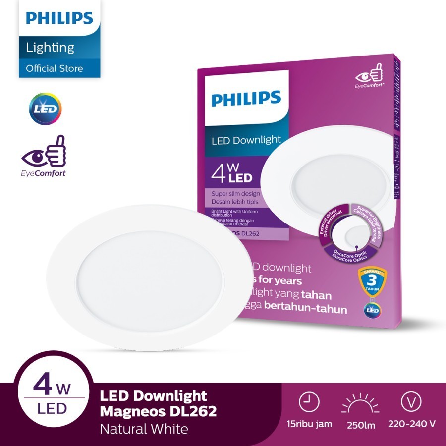 Philips Magneos LED Downlight DL262 4W 4000K