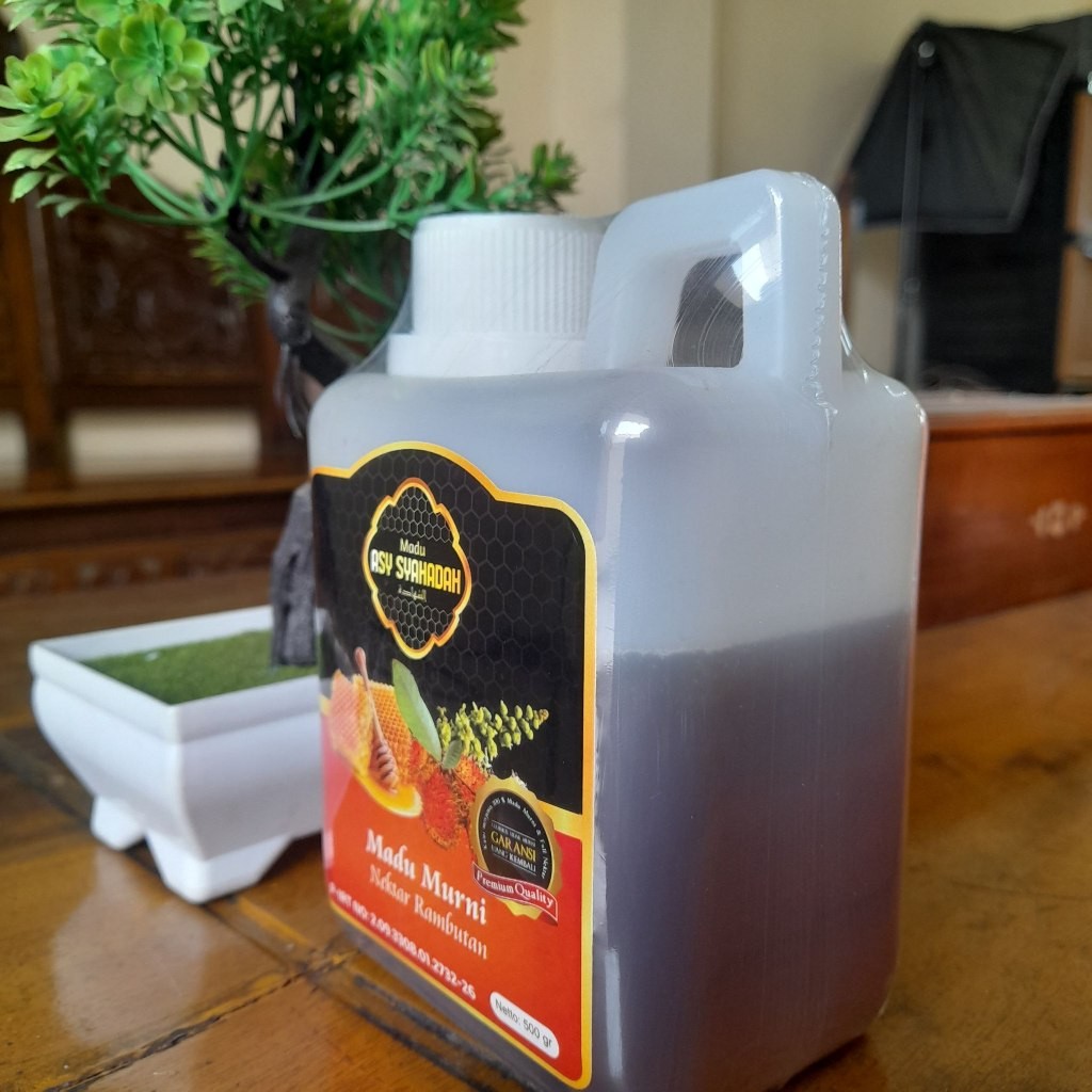 

Asy Syahadah Madu Murni Jaminan 100% Asli Gak Murni Uang Kembali Full Nektar 500g Rambutan
