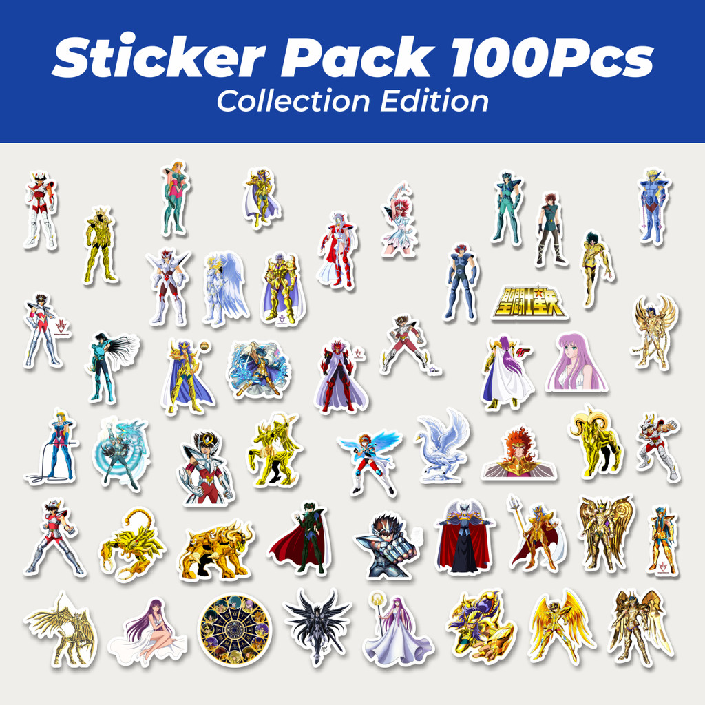 

Hot Stiker Anime Saint Seiya Character Mix Lucu Anti Air Stikers Berperekat Waterproof Sticker Decal Buat Motor Helm Buku Journal Koper Casing HP Laptop Botol Minum