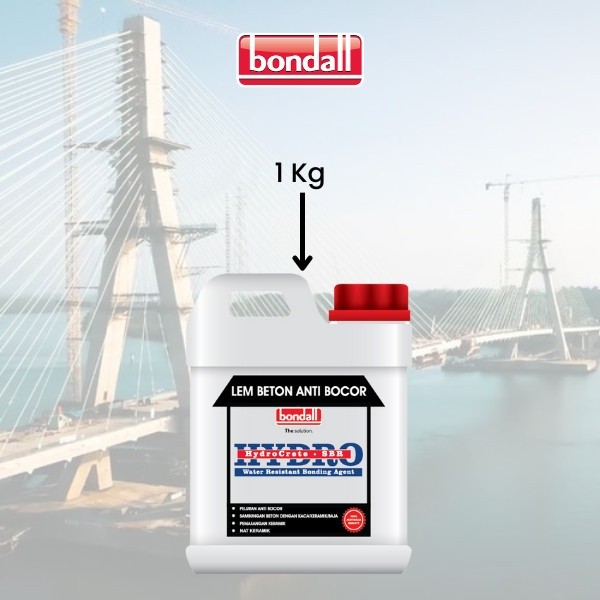 Terlaris Bondall Hydrocrete SBR Lem Beton Anti Bocor - 1 kg