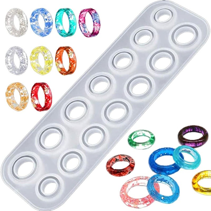 

DIY Circle Ring Silicone Mold Necklace Earring Handmade Jewelry Decoration Pendant Cake Food Baking Resin Mold Craft Accessories