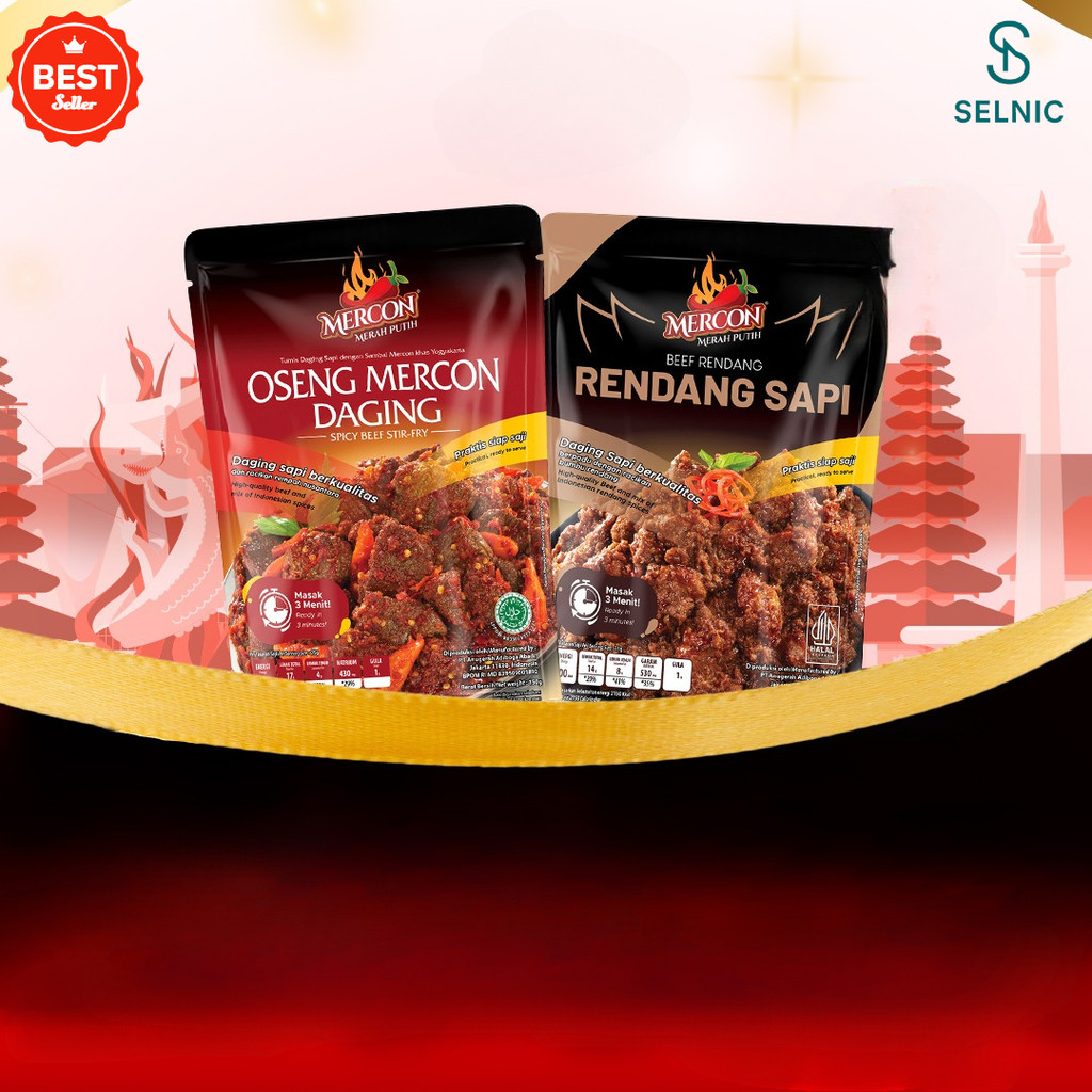 

TERMURAH Mercon Merah Putih - Set Duet Nendang II Oseng Mercon Daging + Rendang Sapi