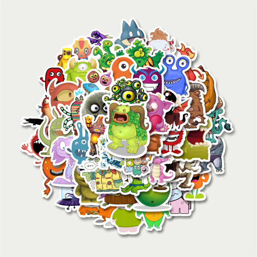 

Sticker Pack Stiker Monster Art Illustration Karakter Mix 7 | Sticker TUMBLR | Stiker LAPTOP KOPER HELM