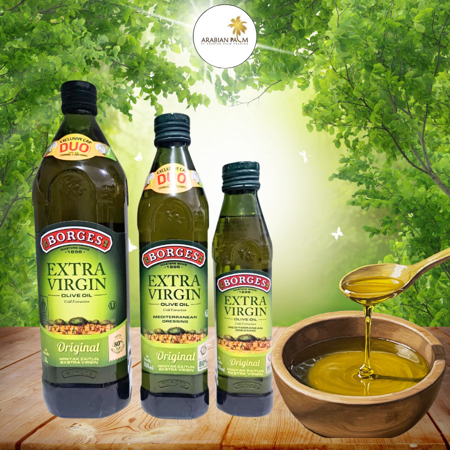 

Minyak Zaitun Extra Virgin Berkualitas Tinggi dari Borges From Arabian Palm