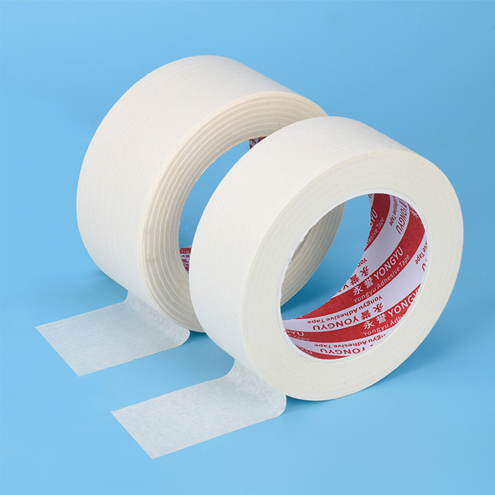 

15M/50M Masking Tape White 10mm-50mm Single Side Tape Adhesive Crepe Paper for Oil Painting Sketch Drawing Supplies Car Paintin