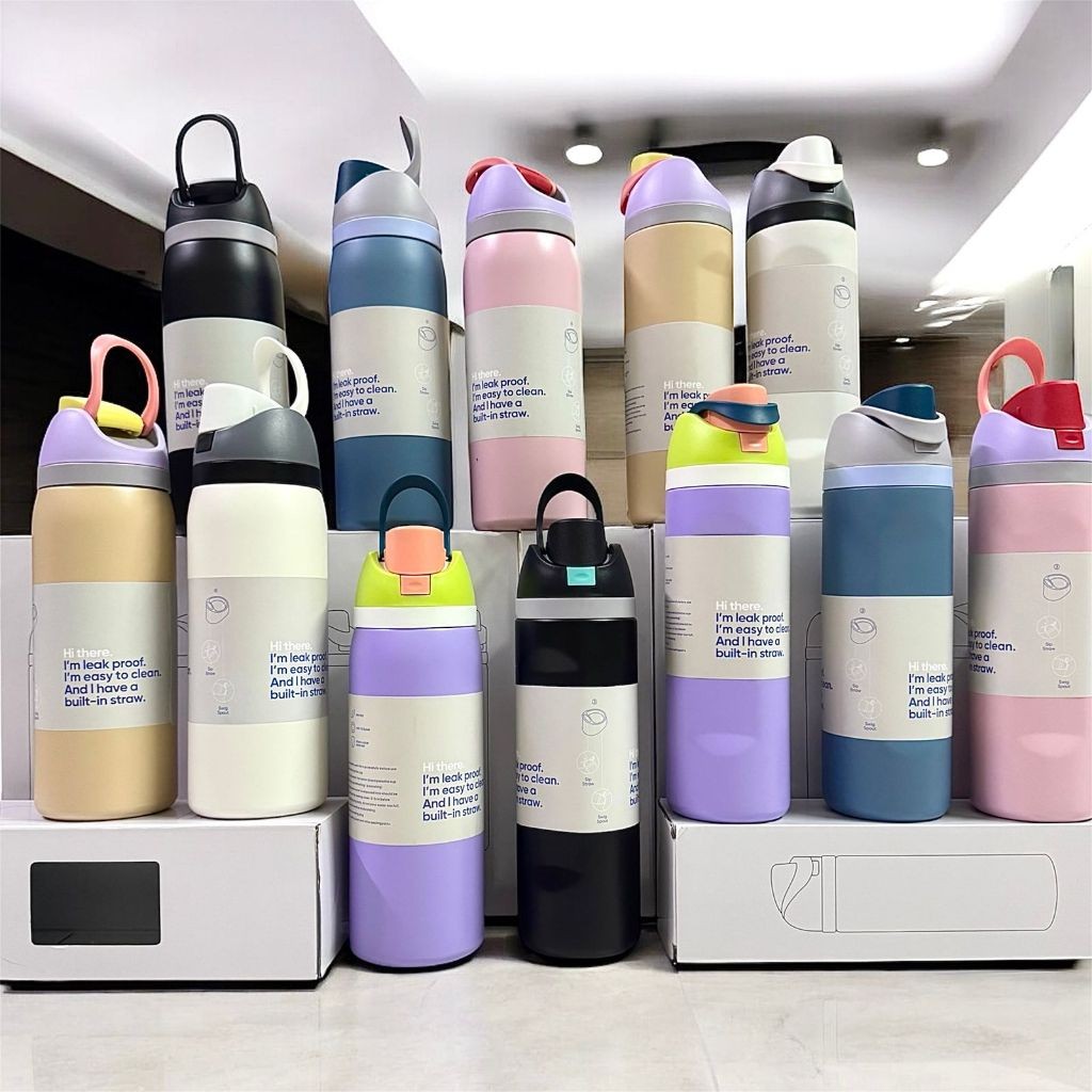 EZ Botol Minum Owala Tumbler Stainless Freesip Insulated Tumbler Stainless 304  Botol Minum Owala