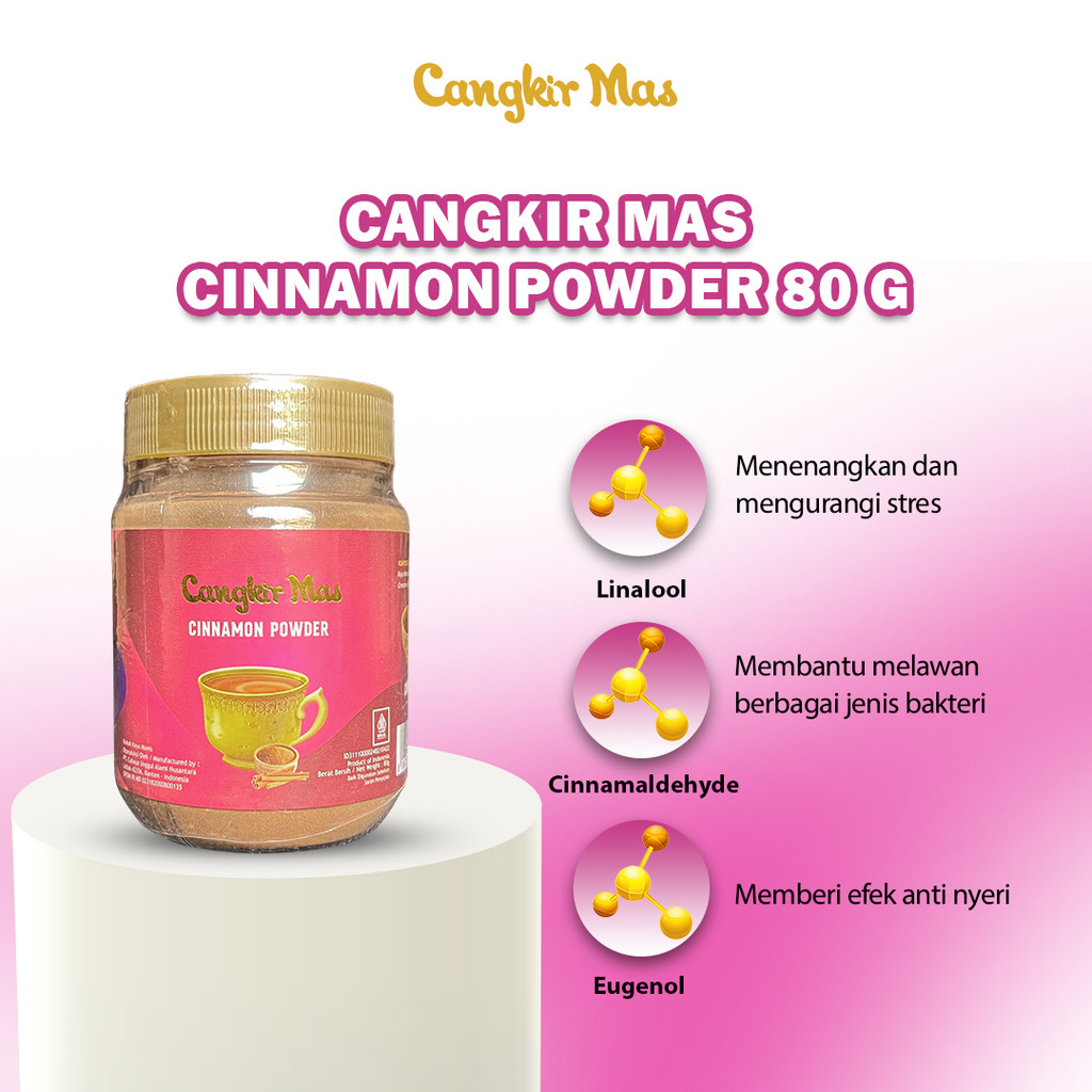 

CANGKIR MAS Cinnamon Powder 80 Gr Toples