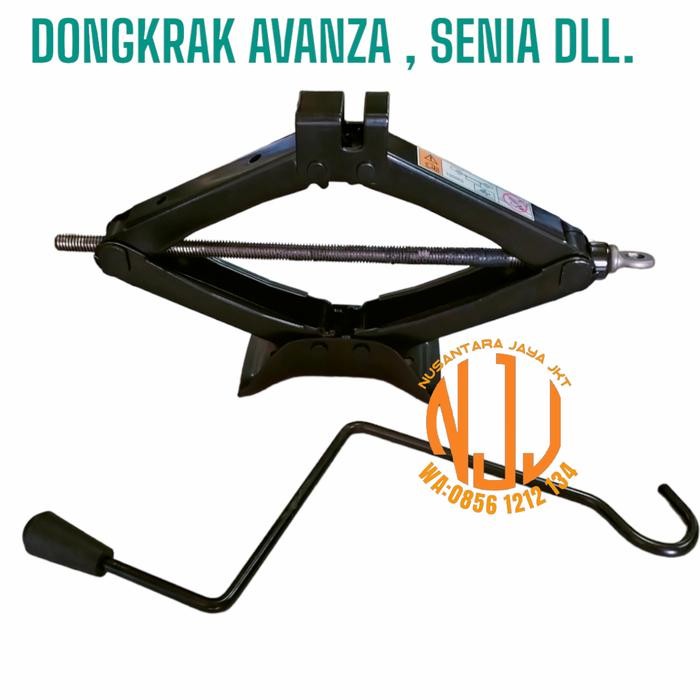 dongkrak mobil Avanza SENIA sedan, model jembatan