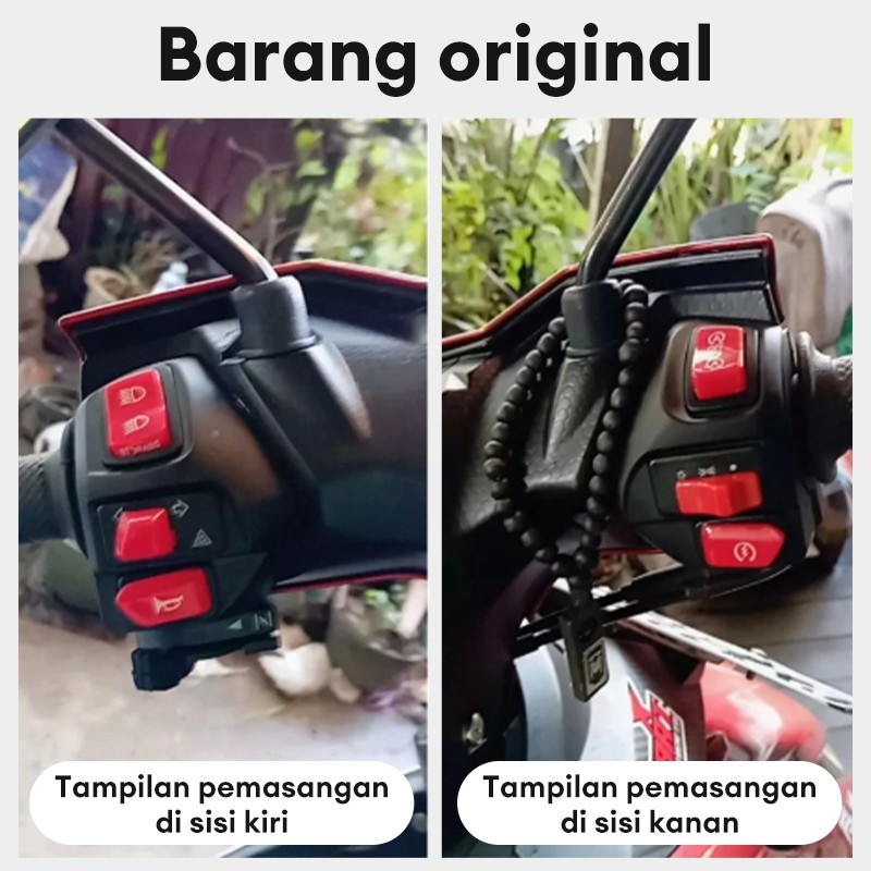 LUNDONGSHOP Saklar Tombol Saklar  Hitam Sein Hazard Pass Beam Only Mio Mio J Mio Sporty Jupiter Z Ju