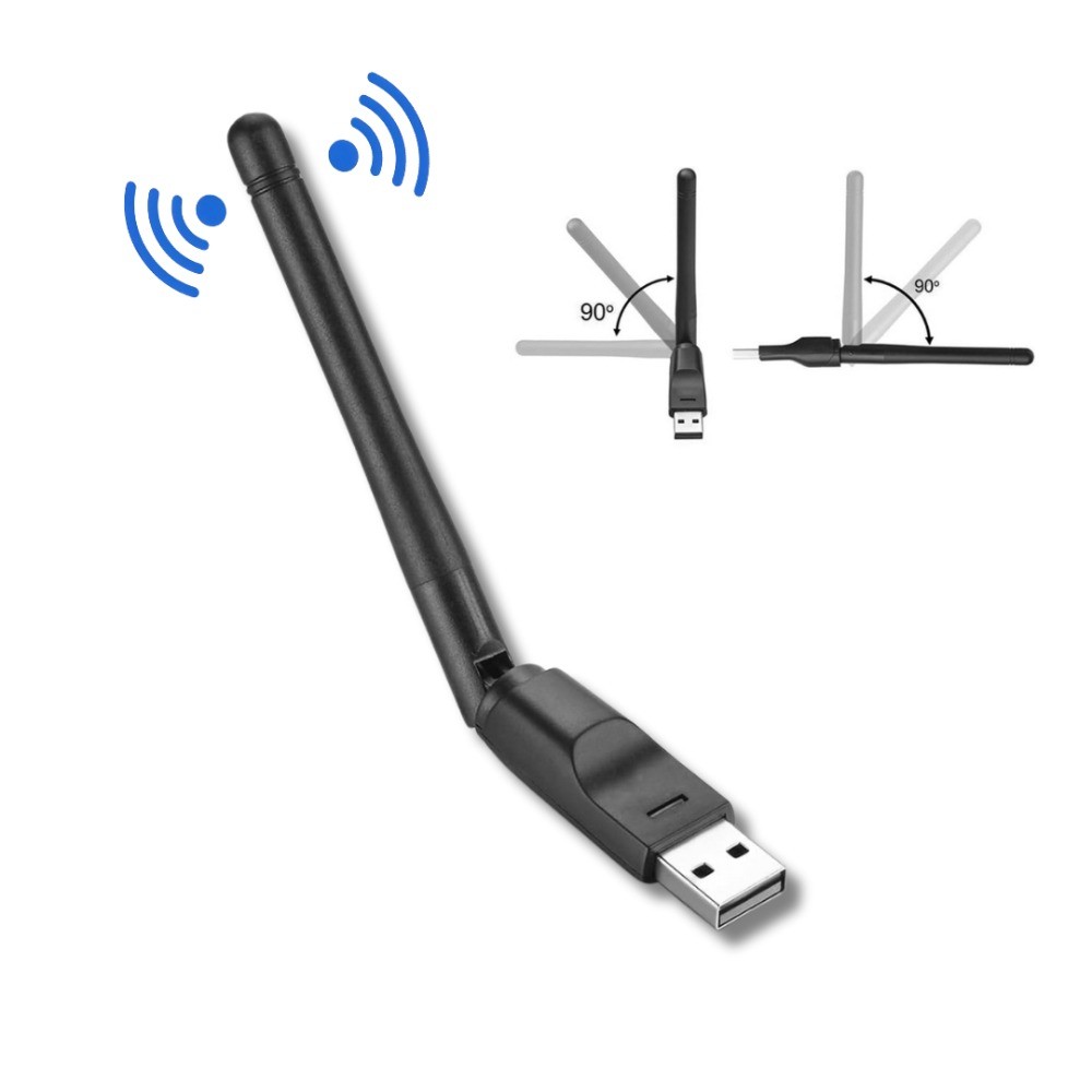 Mini USB WiFi Adapter 150Mbps, 2.4GHz Wireless Network Dongle for PC/Mac/Linux/Set Top Box, 802.11n/